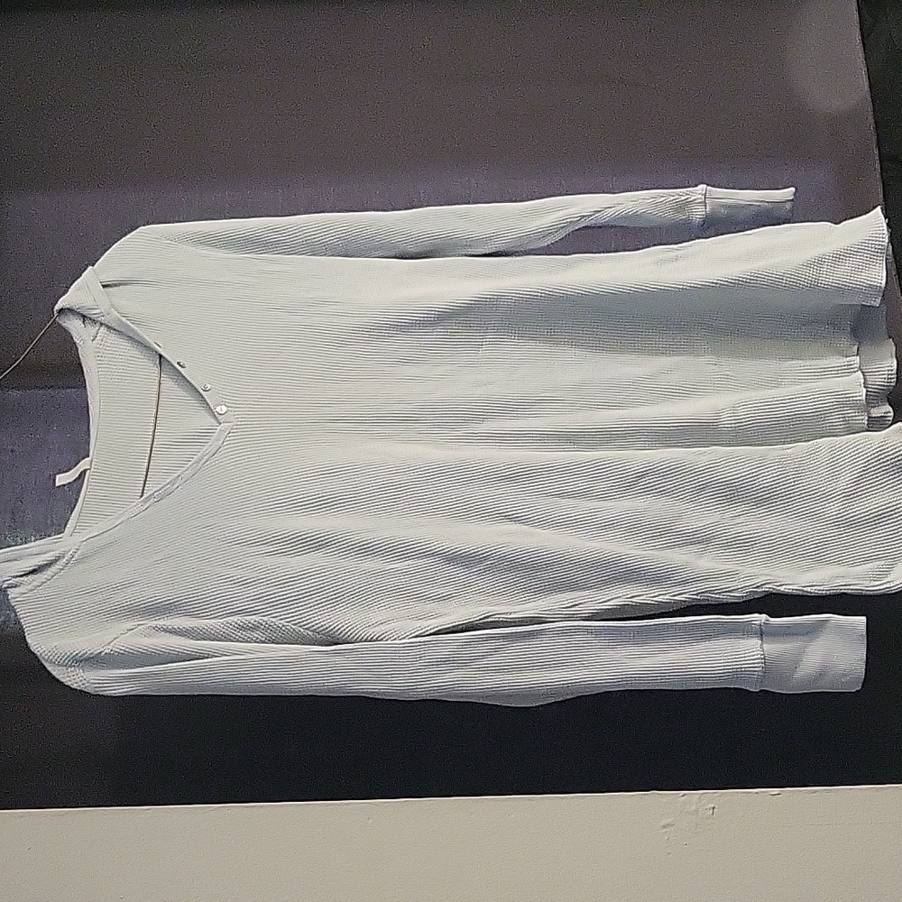 Old Navy thermal hooded shirt